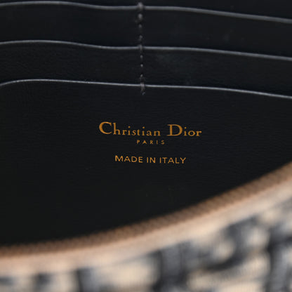 Christian Dior Oblique Saddle Chain Pouch Blue 6 of 8