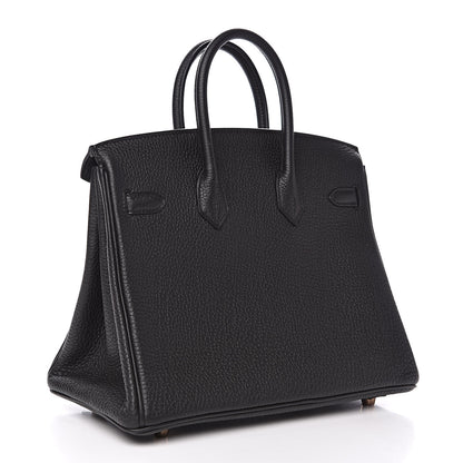 Hermes Togo Birkin 25 Black 3 of 28