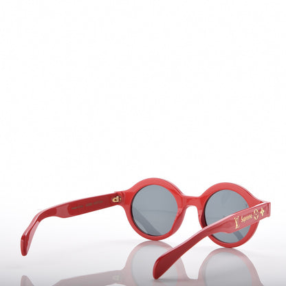 Louis Vuitton X SUPREME Downtown Sunglasses Red 4 of 8