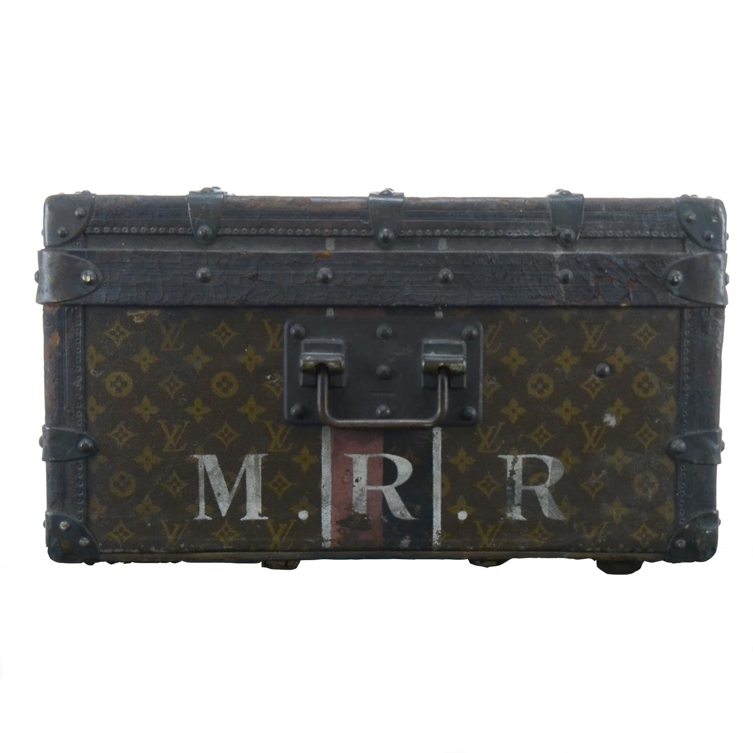 Louis Vuitton Malle Cabine Antique Steamer Trunk 4 of 15