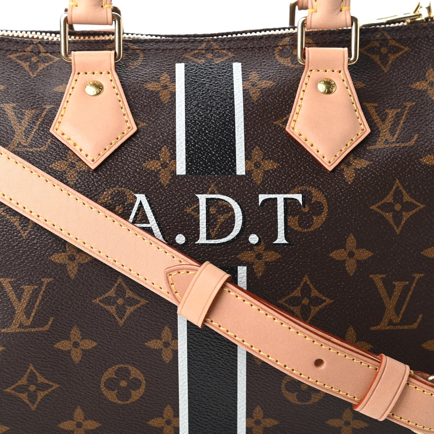 Louis Vuitton Monogram My LV Heritage Speedy Bandouliere 25 Black White 9 of 10