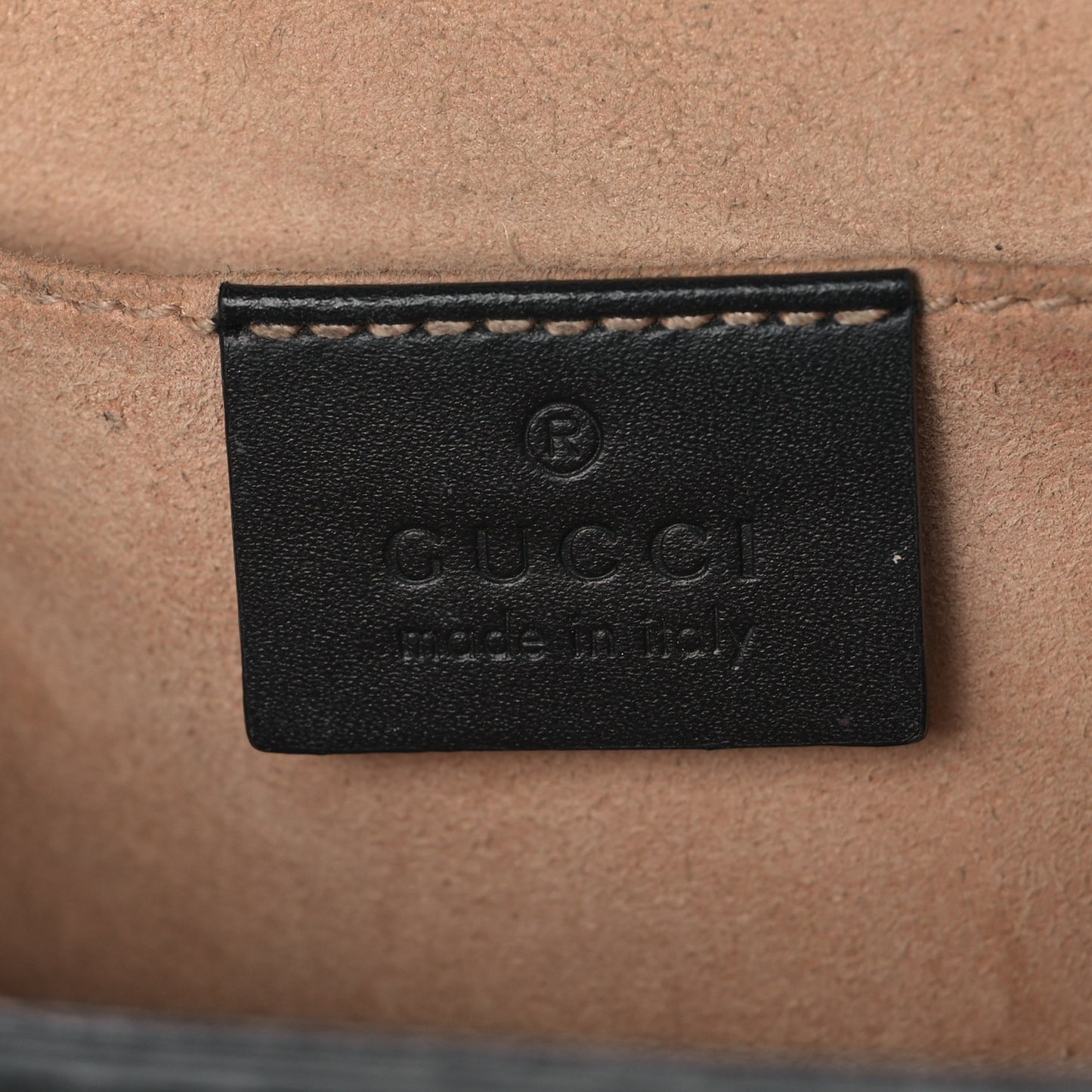 Guccissima Small Padlock Shoulder Bag Black