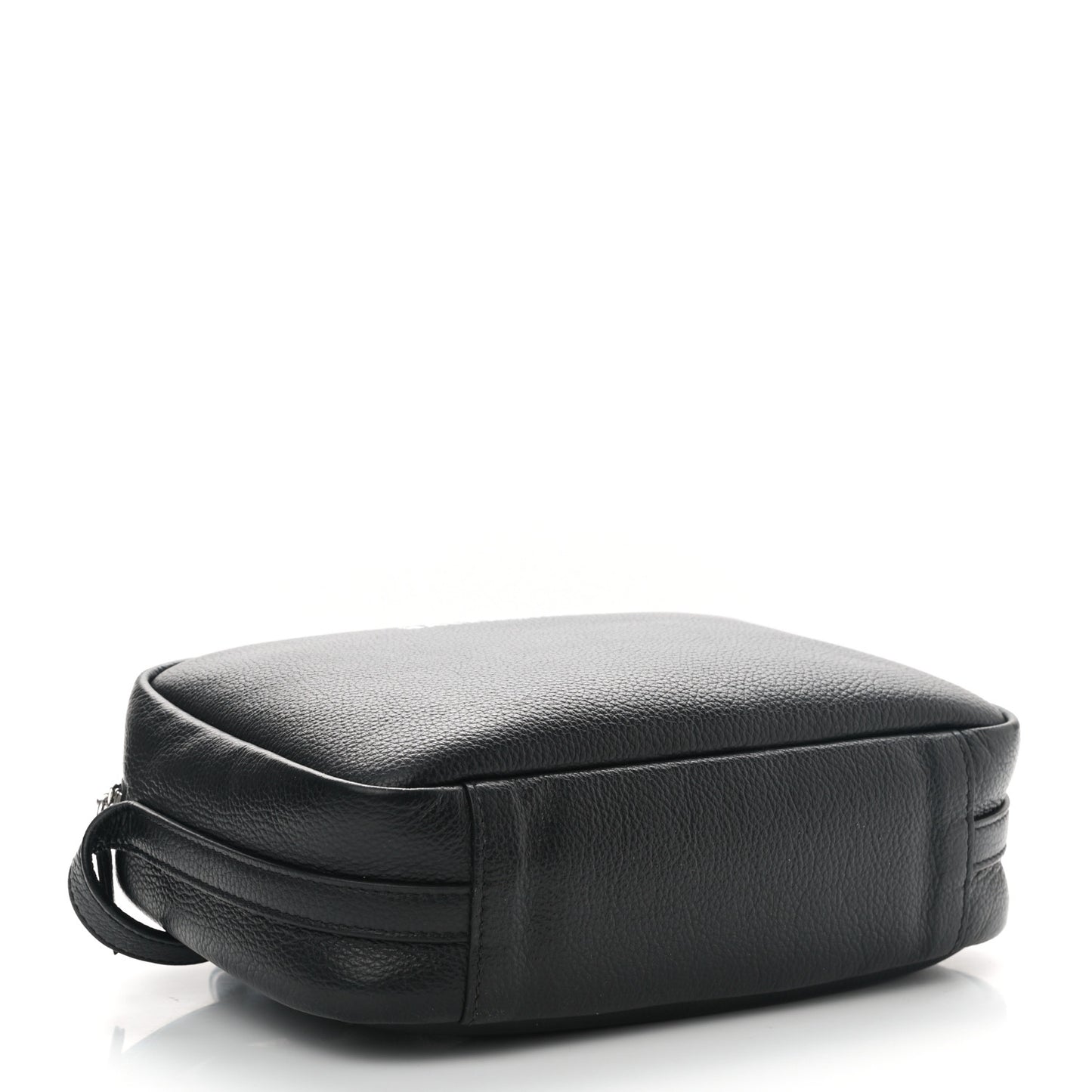 Calfskin Logo M Everyday Camera Bag Black