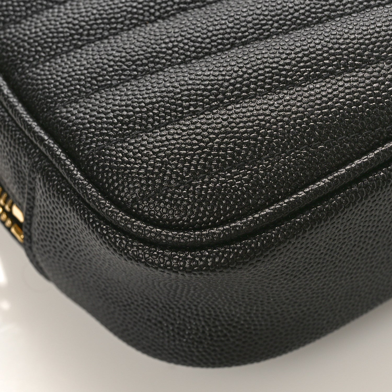 Saint Laurent Grain De Poudre Matelasse Monogram Mini Lou Camera Bag Black 7 of 8