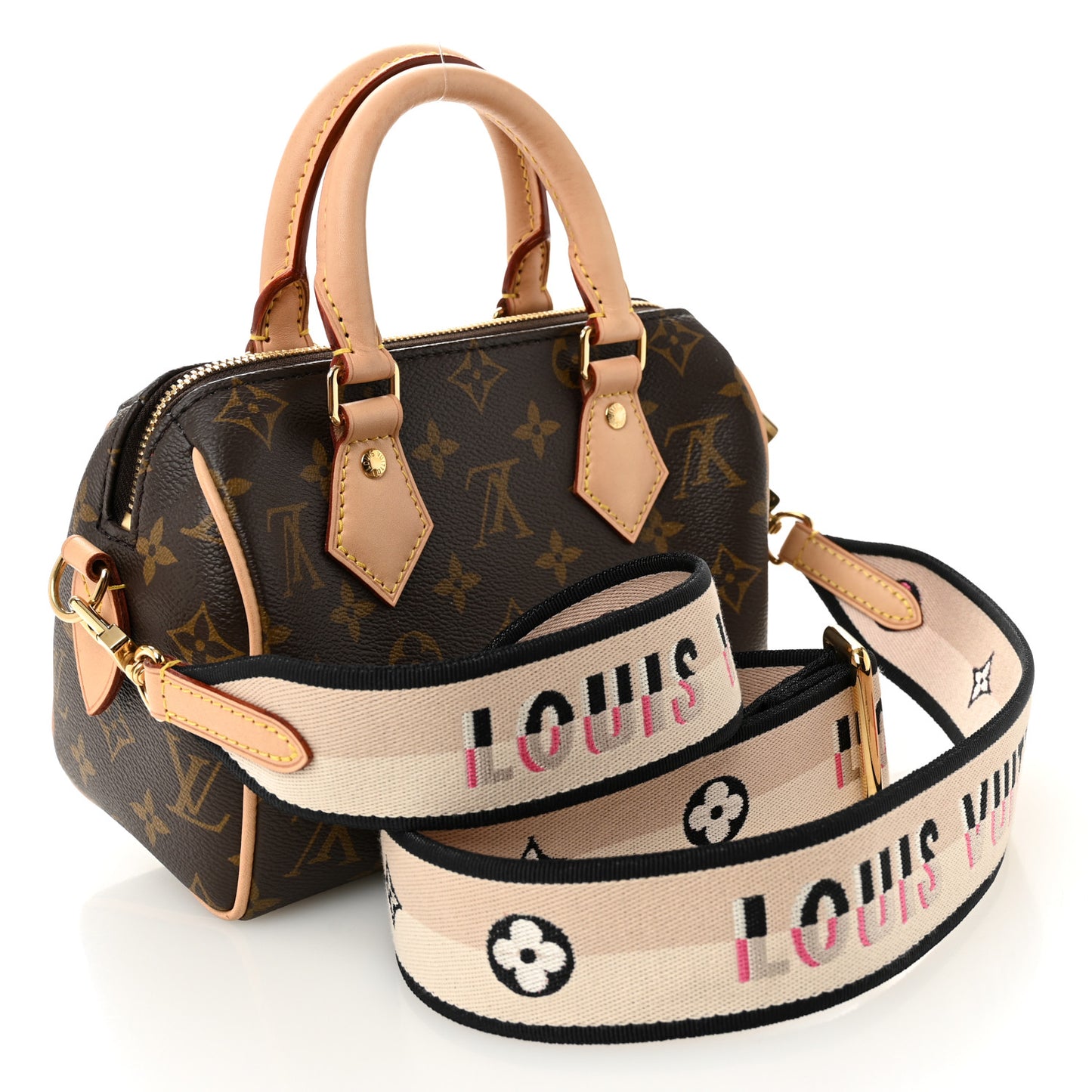 Monogram Speedy Bandouliere 20 Black