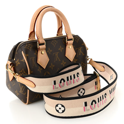 Louis Vuitton Monogram Speedy Bandouliere 20 Black 3 of 9