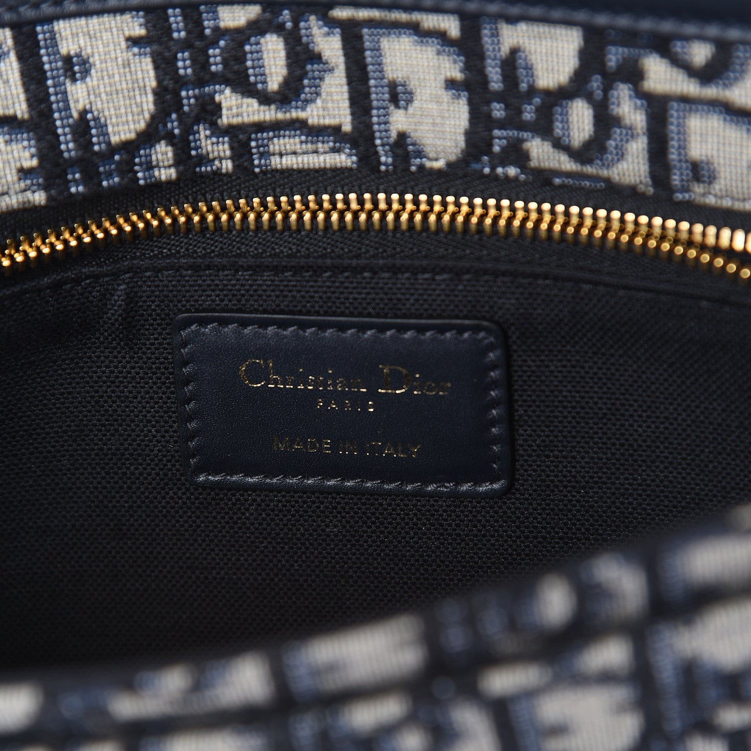 Christian Dior Oblique 30 Montaigne Chain Pouch Blue 5 of 8