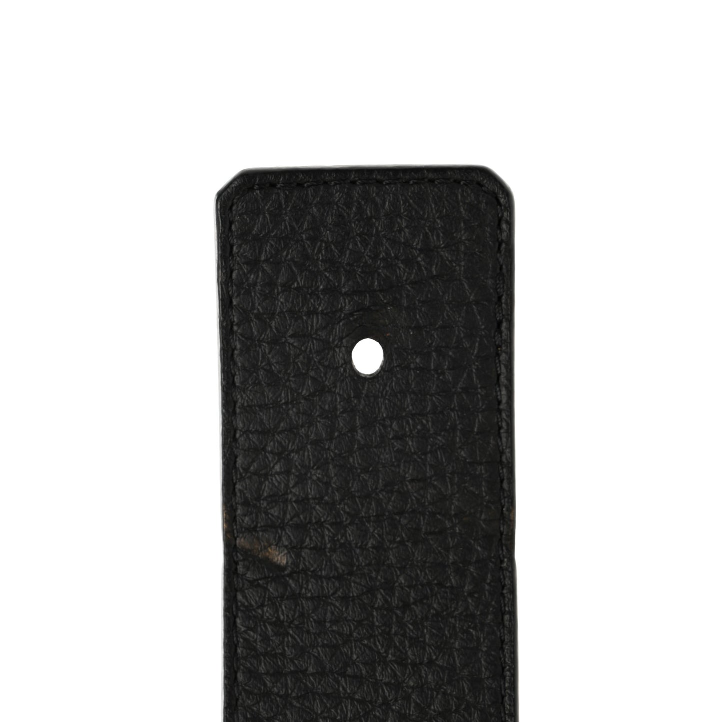 Taurillon Calfskin 30mm LV Initiales Reversible Belt 90 36 Black