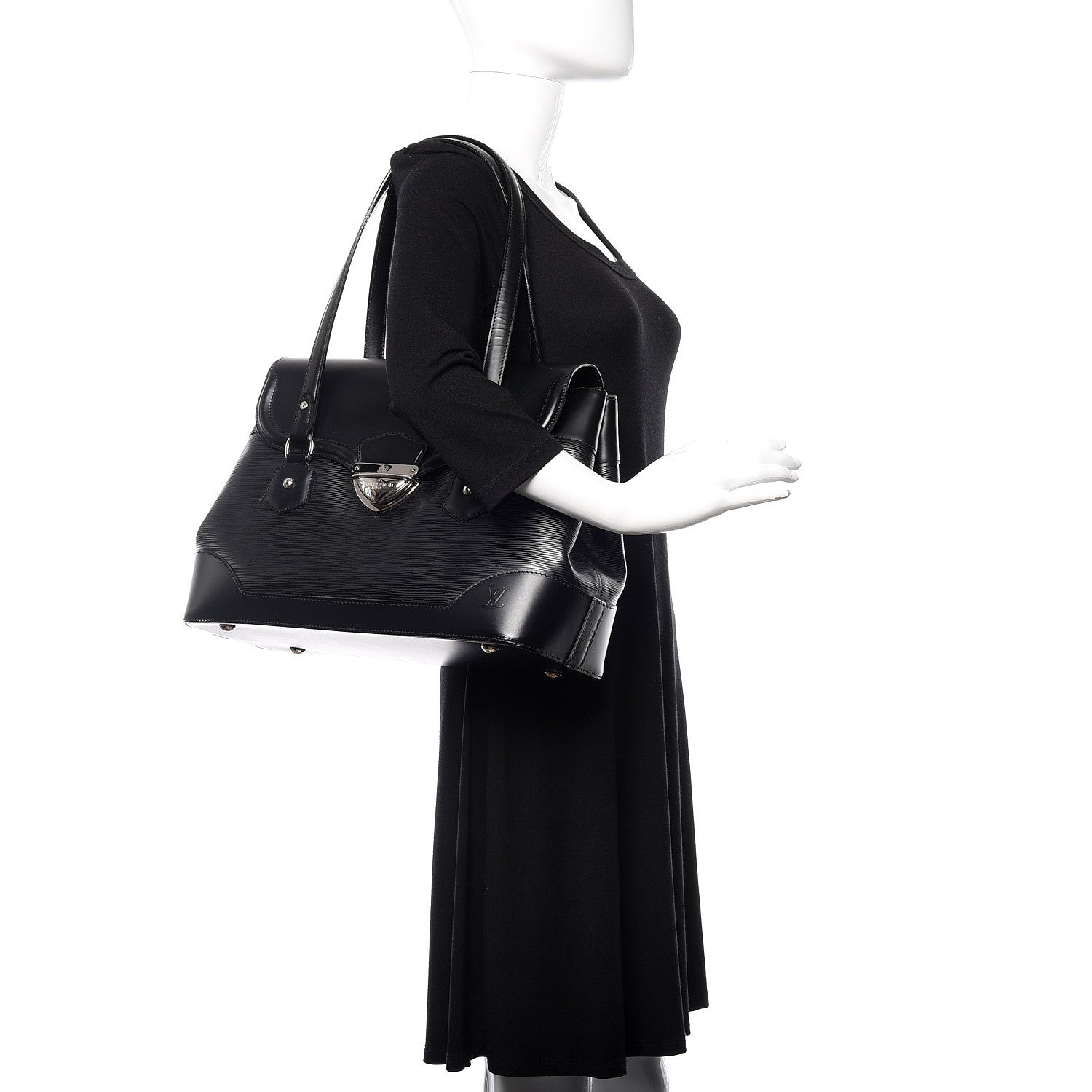 Louis Vuitton Epi Bagatelle GM Black 2 of 13