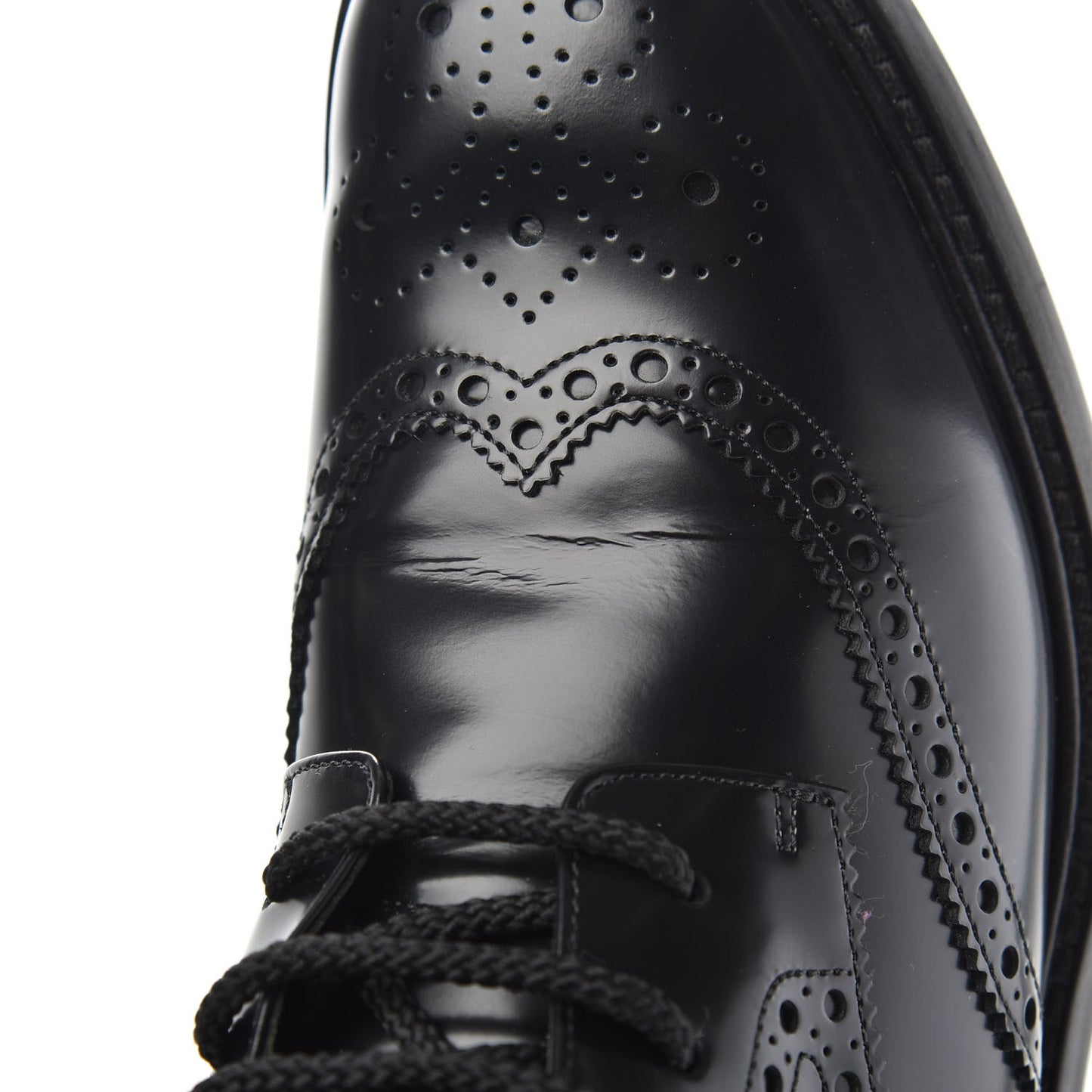 Calfskin D-Order Low Boot 39.5 Black White