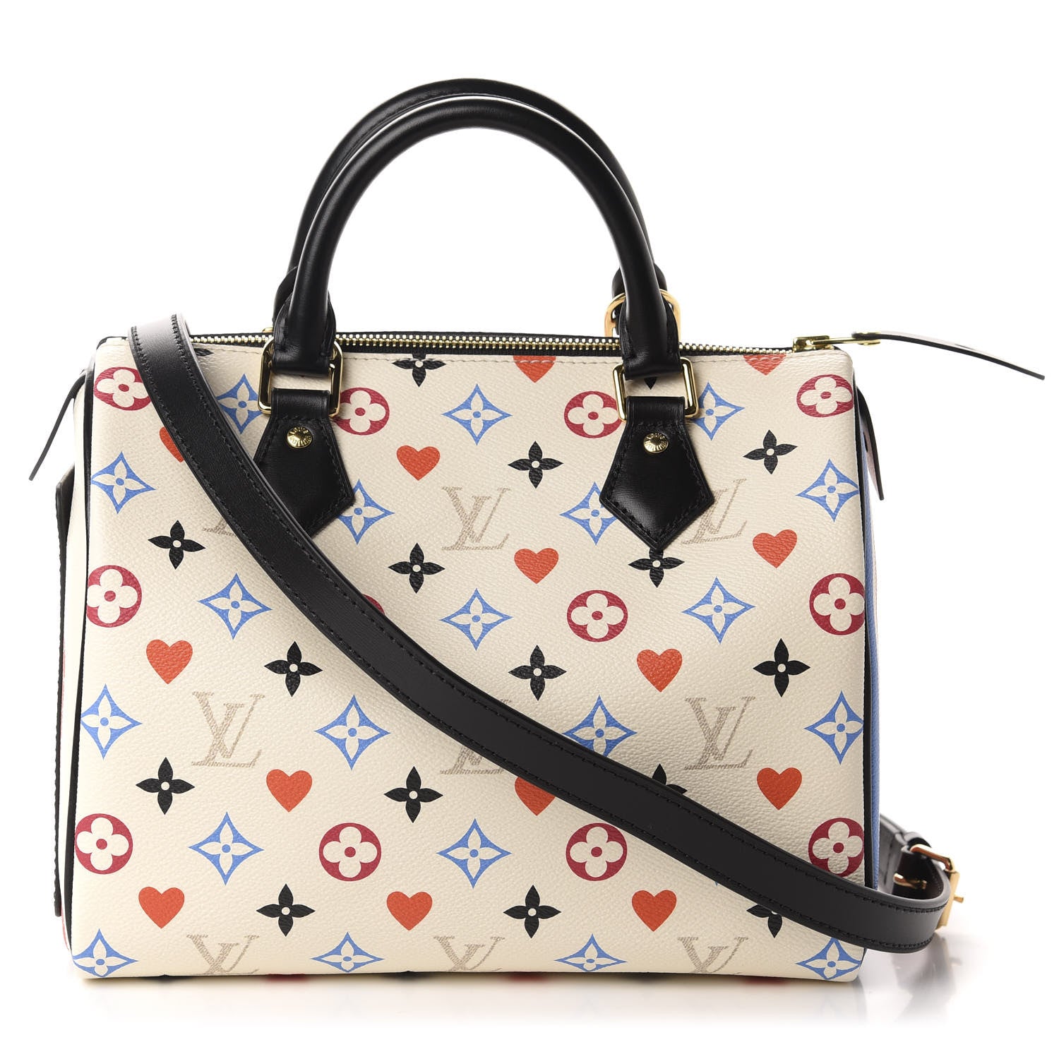 Louis Vuitton Game On Speedy Bandouliere 25 White 1 of 11