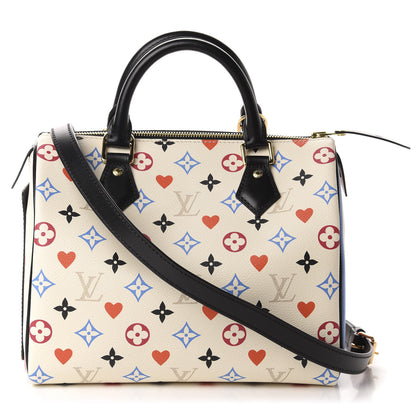 Louis Vuitton Game On Speedy Bandouliere 25 White 1 of 11