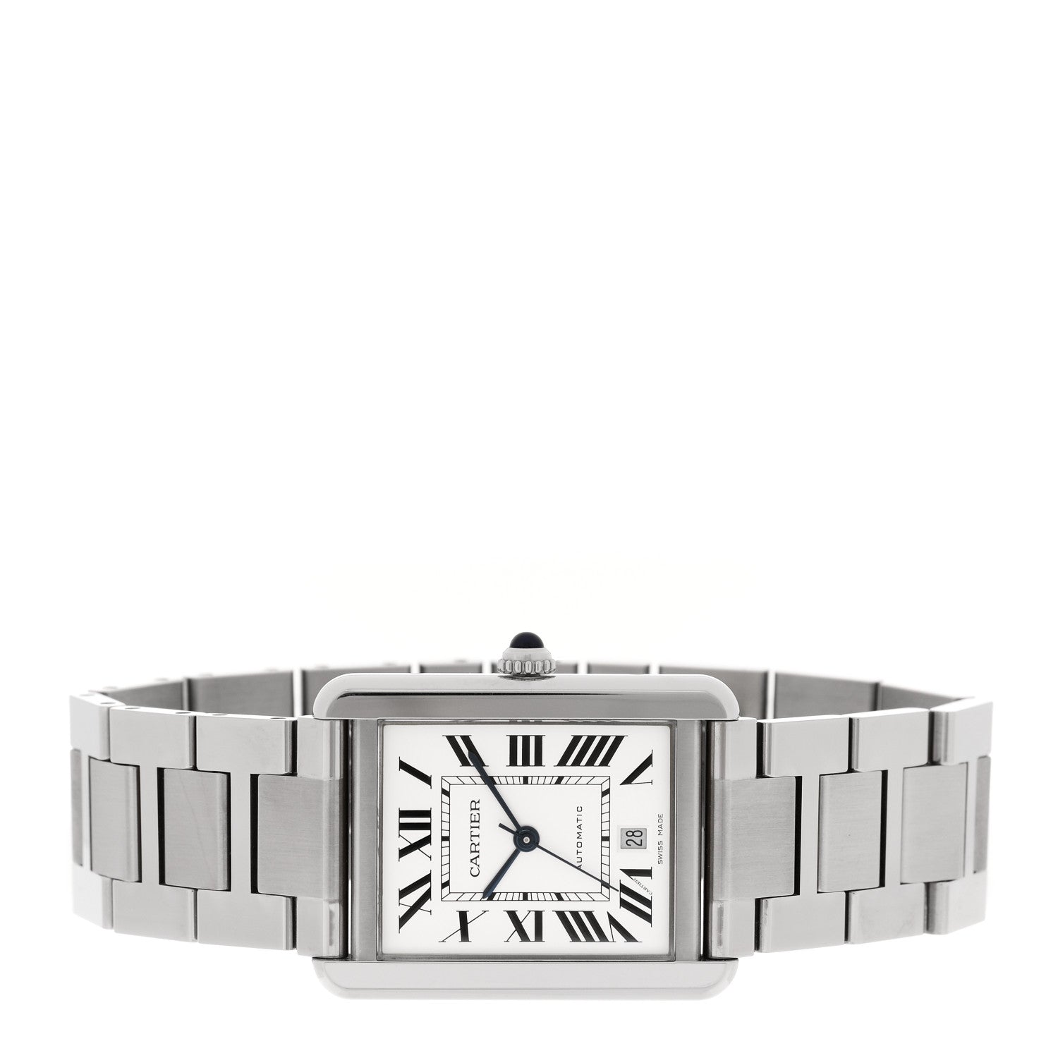 Cartier Stainless Steel 31mm Tank Solo Automatic Watch 2 of 5