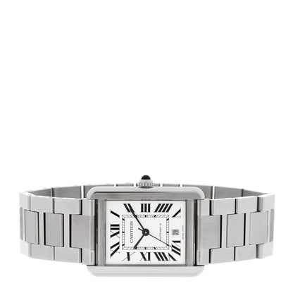 Cartier Stainless Steel 31mm Tank Solo Automatic Watch 2 of 5