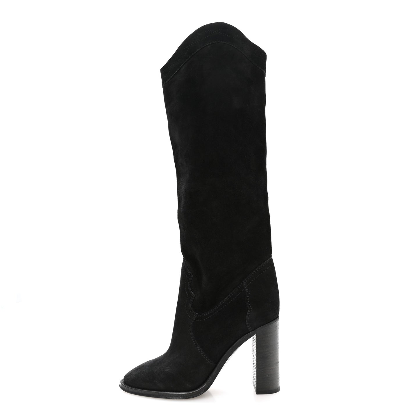 Kate 105 Western Knee High Boots 38 Black