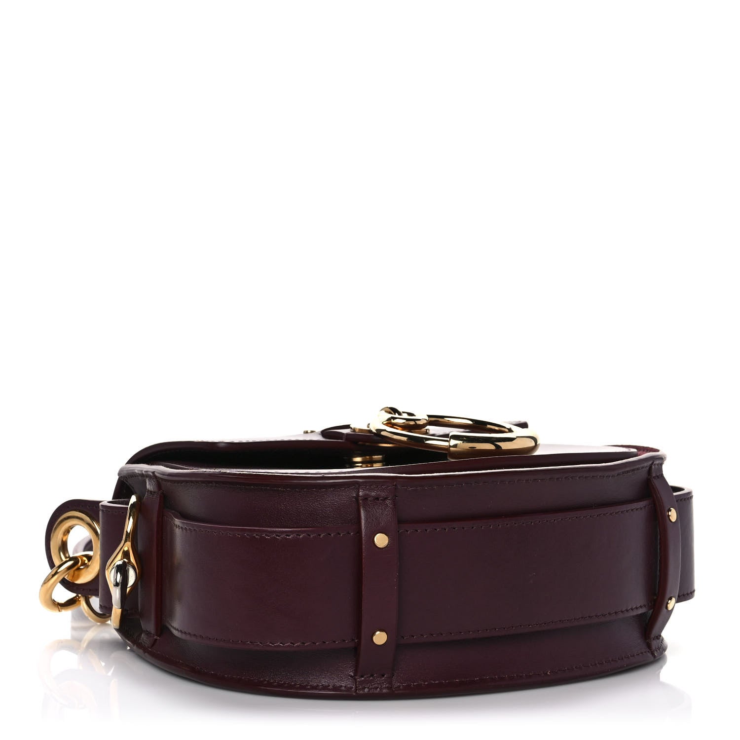 Chloe Calfskin Small Tess Bag Burnt Brown 4 of 11