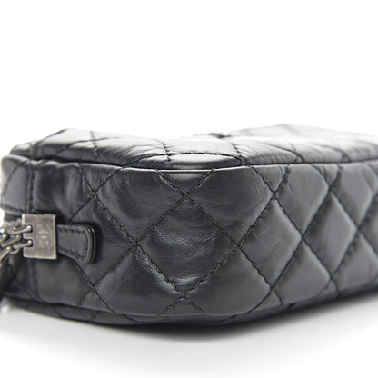 Chanel Aged Calfskin Quilted Mini Reissue Camera Case Black 7 of 9