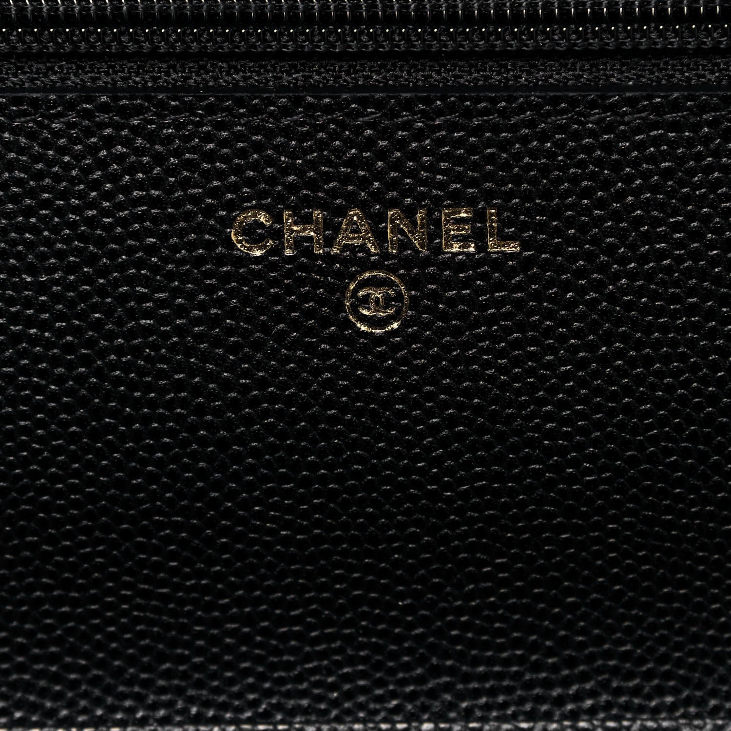 Chanel Caviar Quilted Wallet With Charms On Chain WOC Black 6 of 15