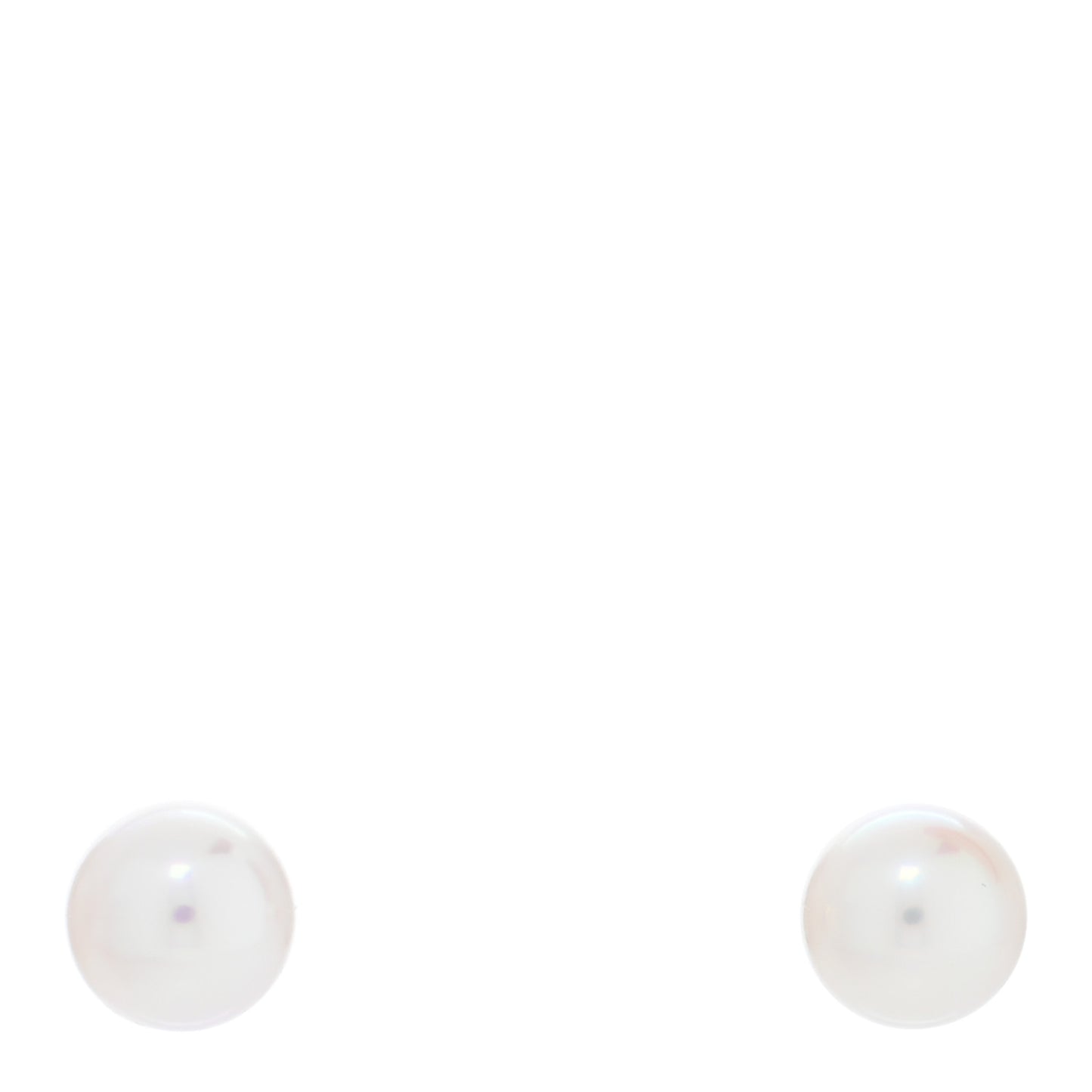18K White Gold Akoya Pearl 7-7.5mm Signature Earrings