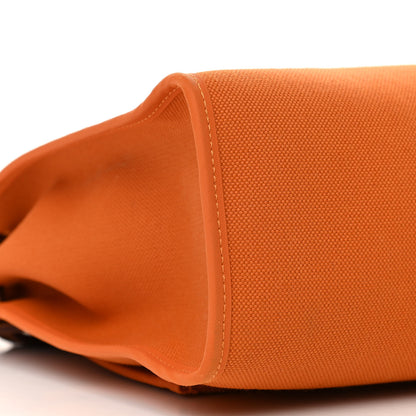 Hermes Toile Vache Hunter Herbag Zip 31 PM Orange 10 of 15