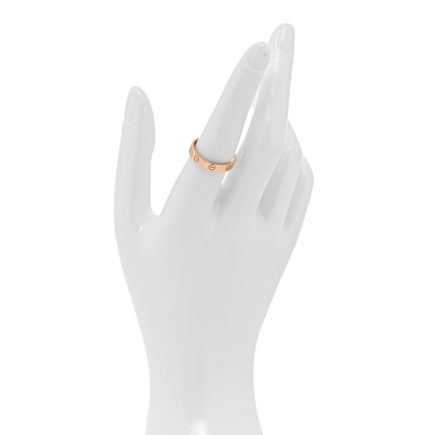 Cartier 18K Pink Gold 3.5mm LOVE Wedding Band Ring 57 8 2 of 5