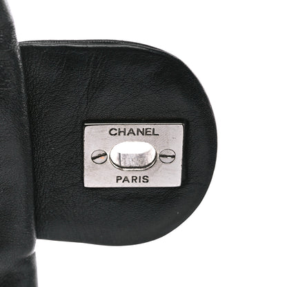 Chanel Calfskin Stitched Expandable Flap Black 8 of 12