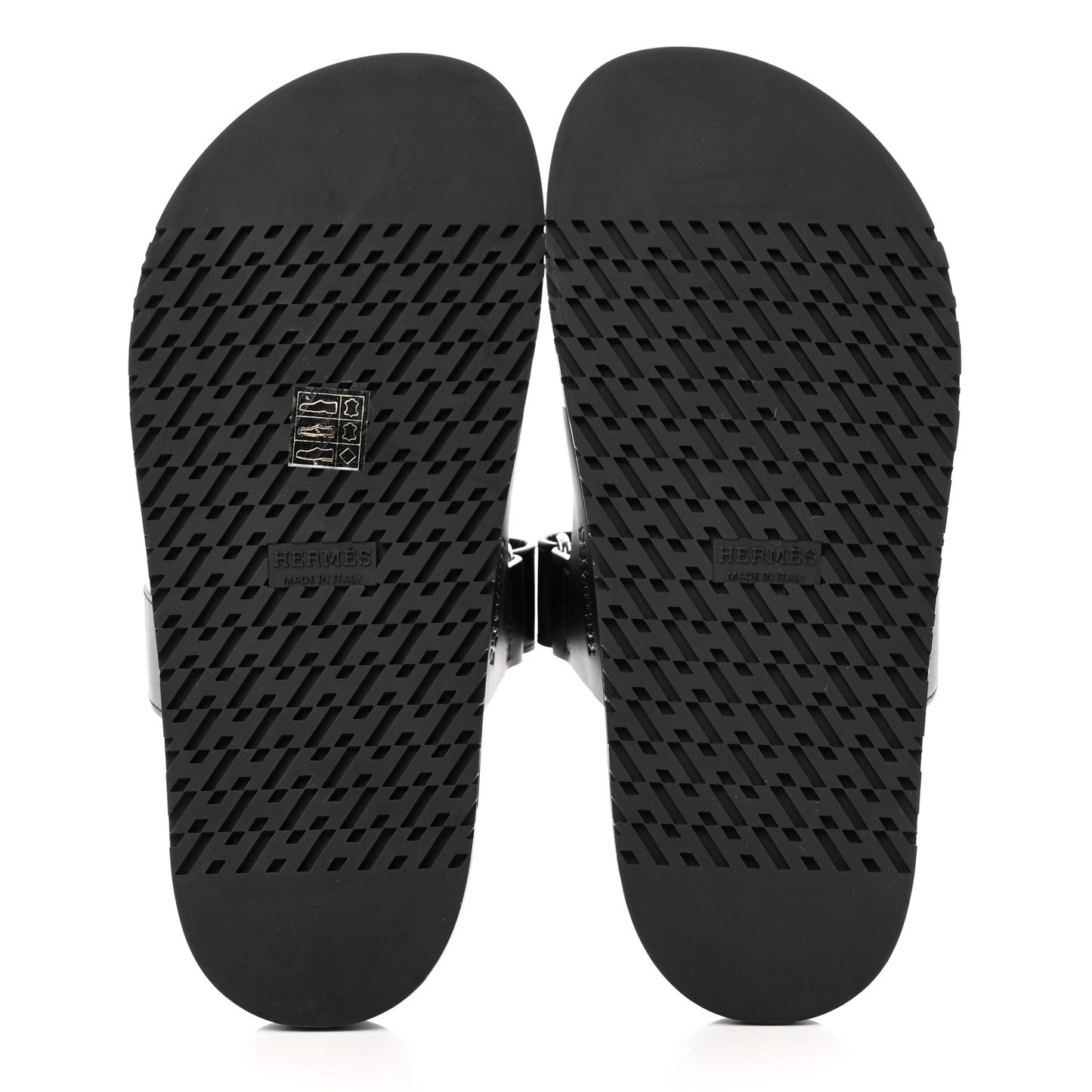 Calfskin Womens Chypre Sandals 37.5 Black