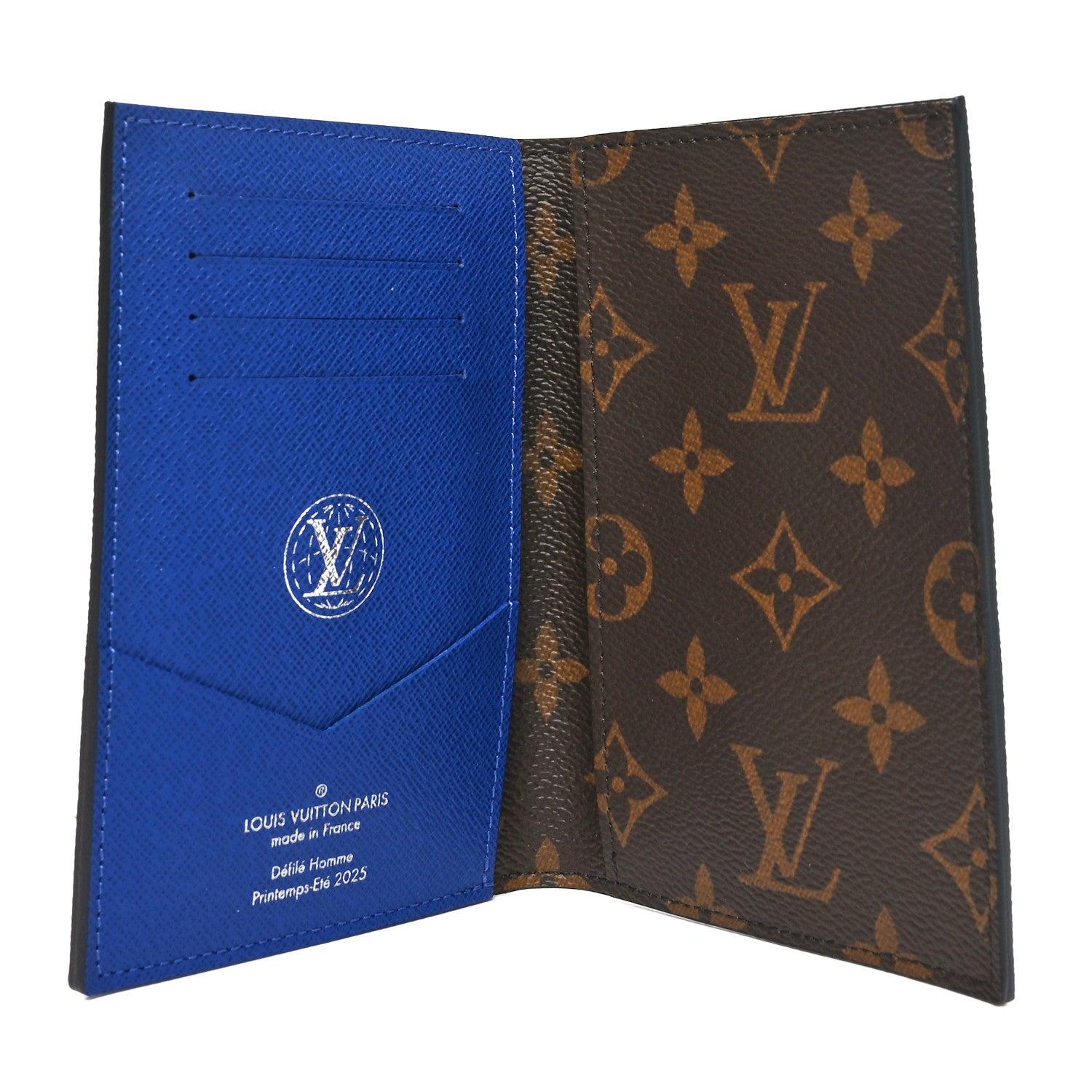 Louis Vuitton Damier Heritage Pocket Organizer Blue Green 5 of 9