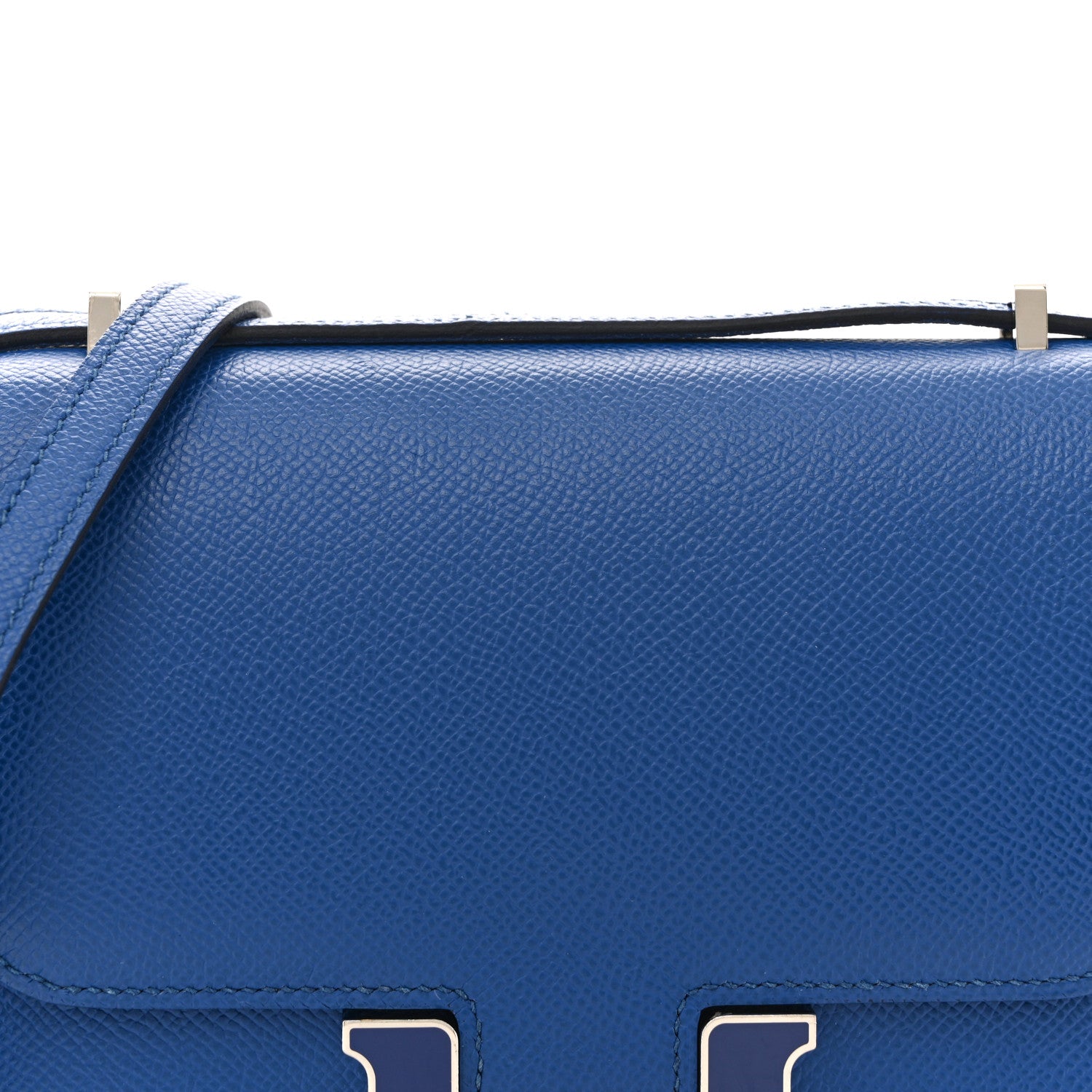 Hermes Epsom Enamel Constance 18 Bleu France 8 of 15