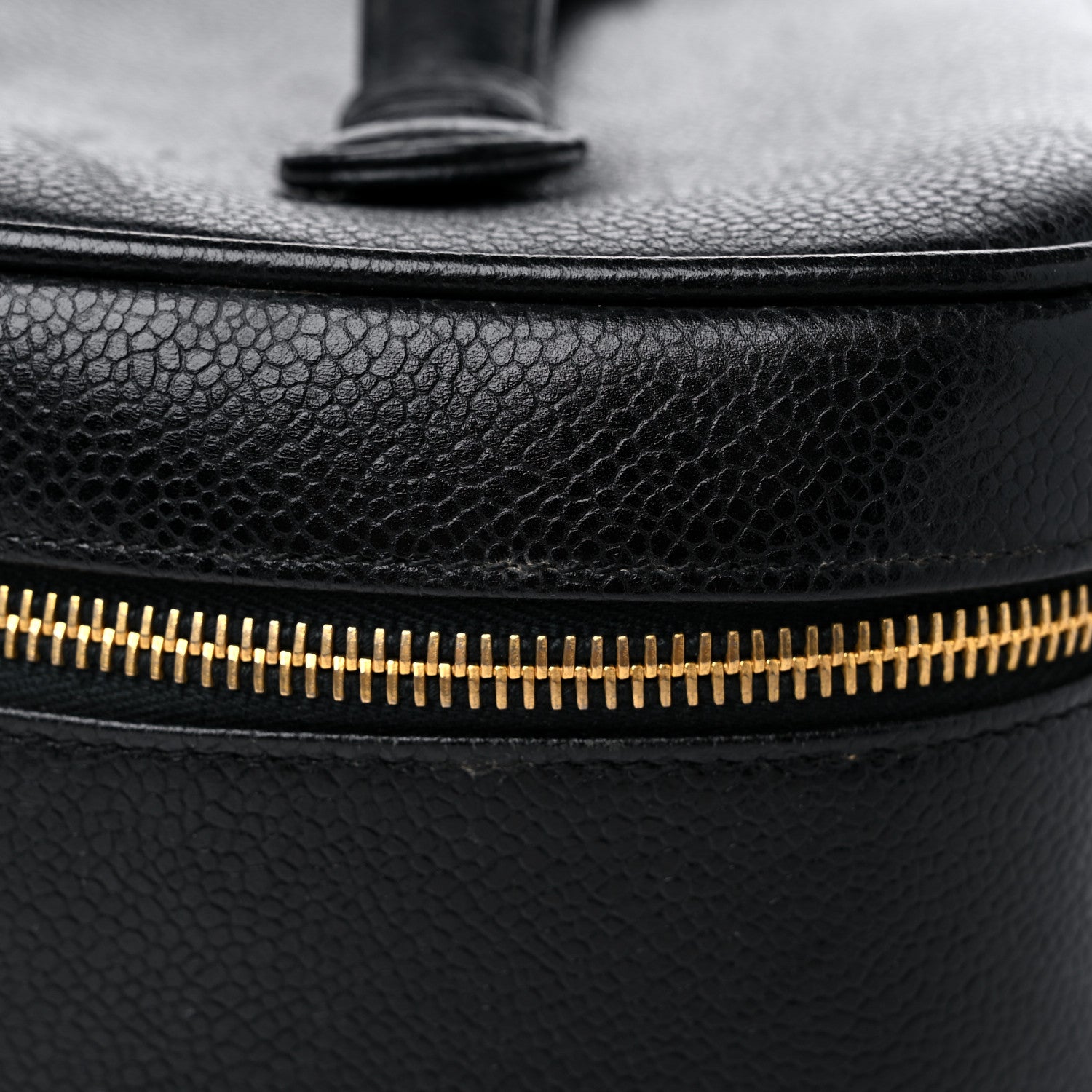 Chanel Caviar Vanity Cosmetic Case Black 13 of 15
