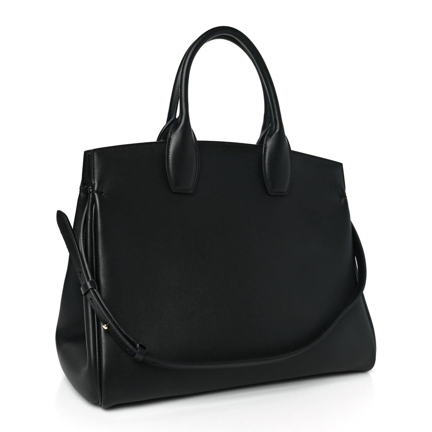 Calfskin Large Studio Bag Black