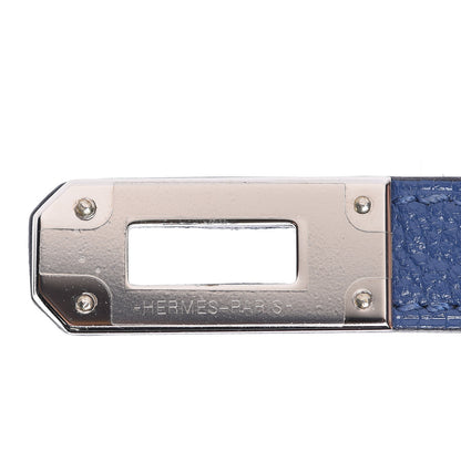 Hermes Chevre Mysore Kelly Longue Wallet Bleu Brighton 13 of 17