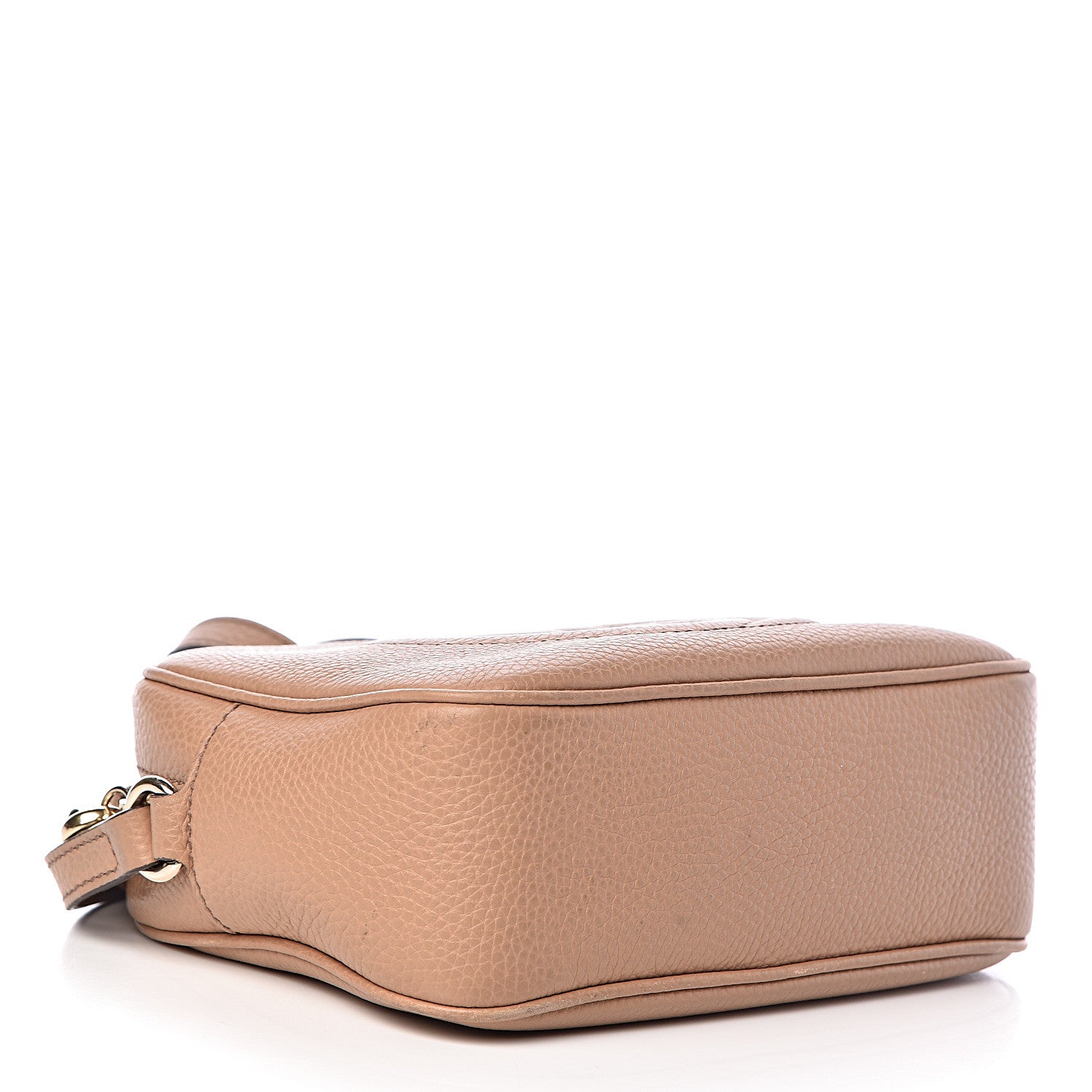 Gucci Pebbled Calfskin Small Soho Disco Bag Camelia 4 of 10