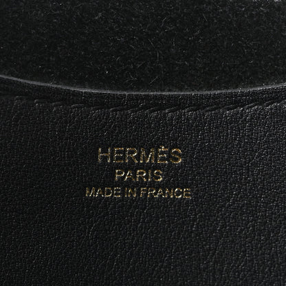 Hermes Taurillon Clemence Swift In-The-Loop 18 Bag Black 6 of 11