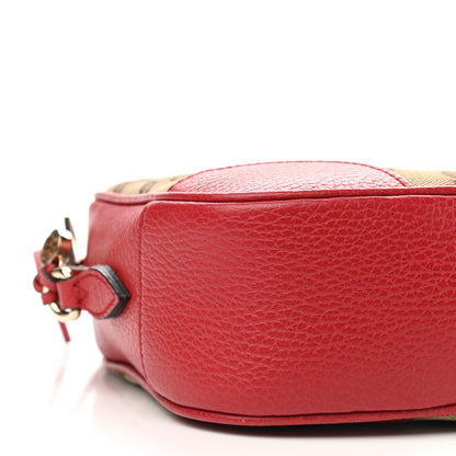 Gucci Monogram Mini Bree Messenger Bag Red 8 of 12