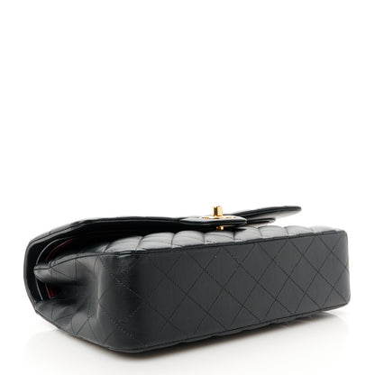 Chanel Lambskin Quilted Medium Double Flap Black 4 of 12