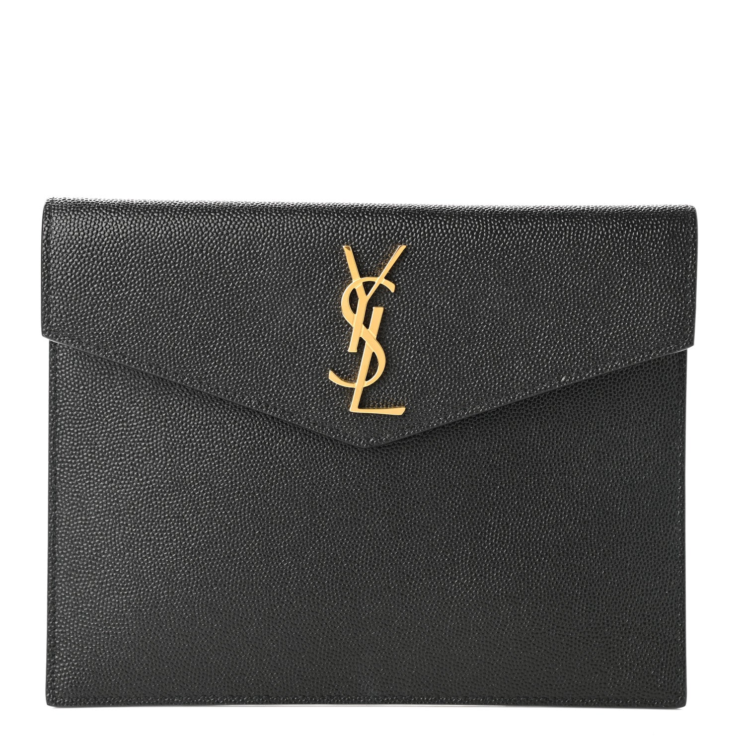 Saint Laurent Grain De Poudre Uptown Baby Pouch Black 1 of 7