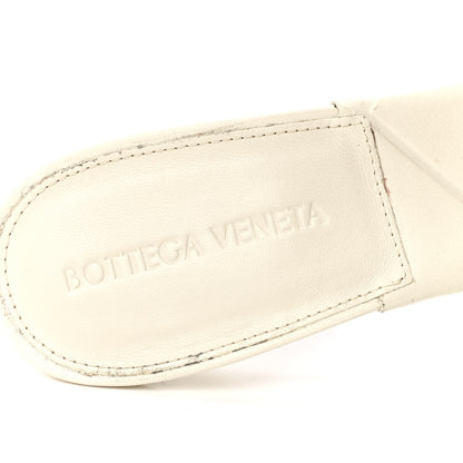 Bottega Veneta Nappa Quilted Rubber Lido Mule Sandals 37.5 Sea Salt 7 of 8
