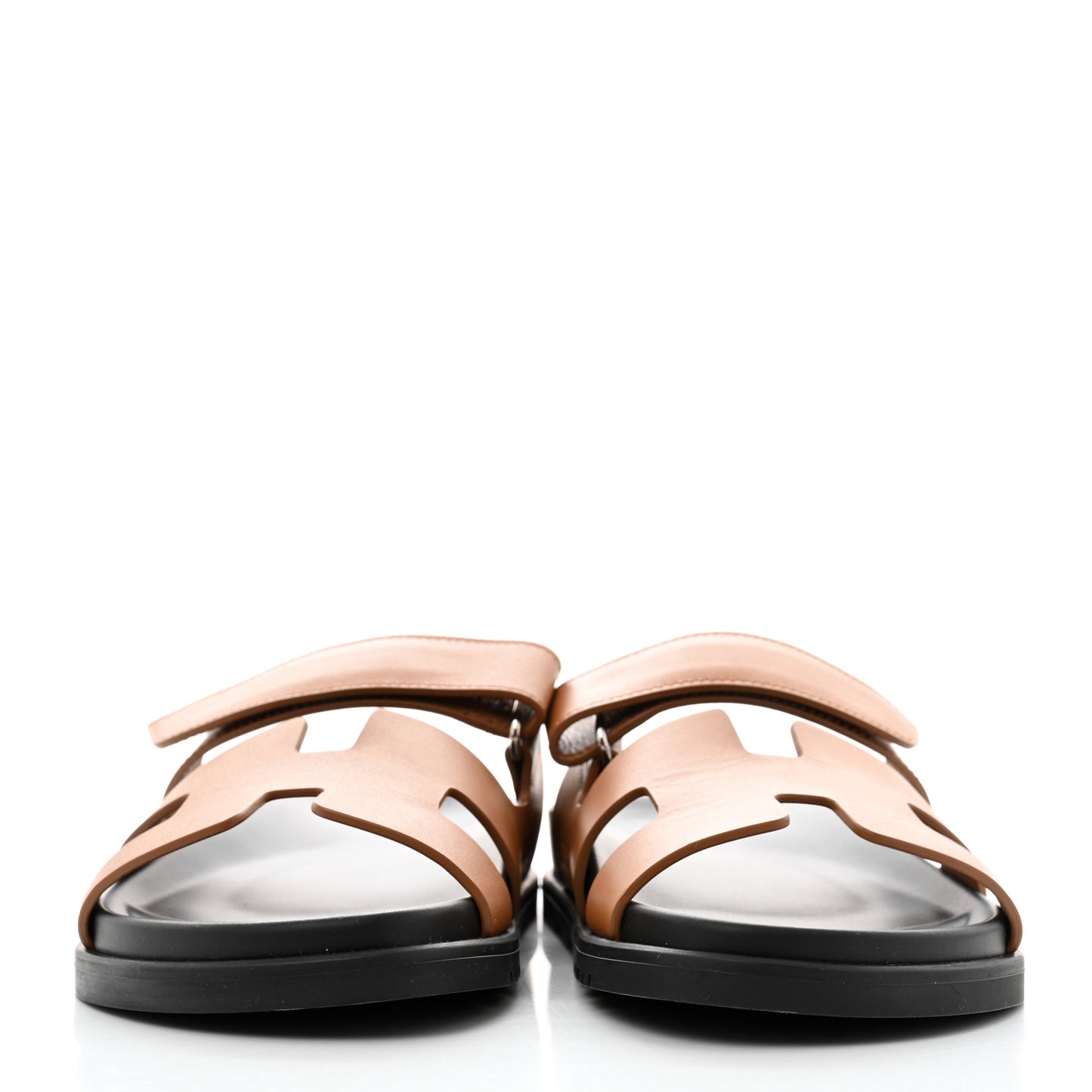 Calfskin Womens Chypre Sandals 38 Naturel