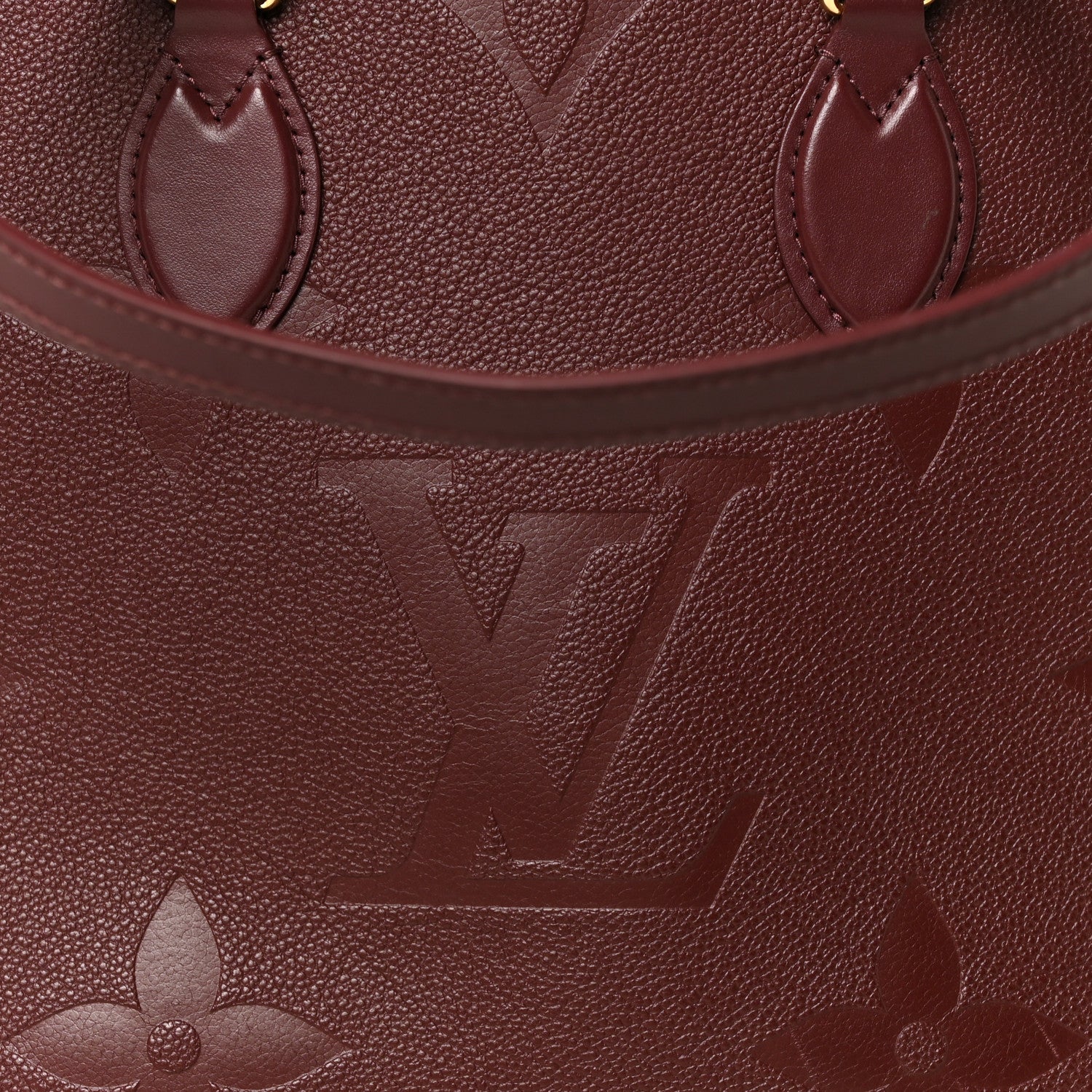 Louis Vuitton Empreinte Monogram Giant Onthego MM Wine Wine 7 of 9