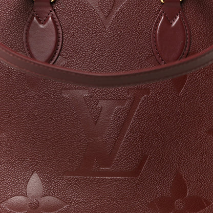 Louis Vuitton Empreinte Monogram Giant Onthego MM Wine Wine 7 of 9
