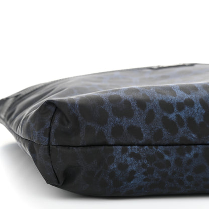 Dolce & Gabbana Nylon Leopard Reversible Tote Navy Black 13 of 16
