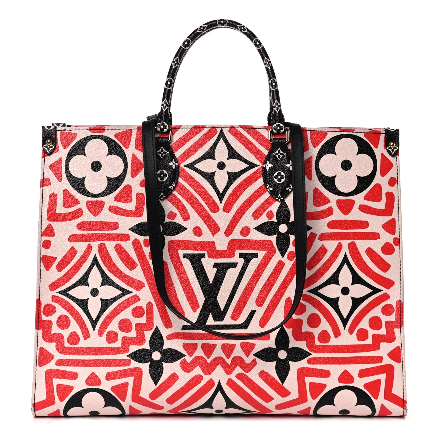 Monogram Giant Crafty Onthego GM Creme Rouge Black