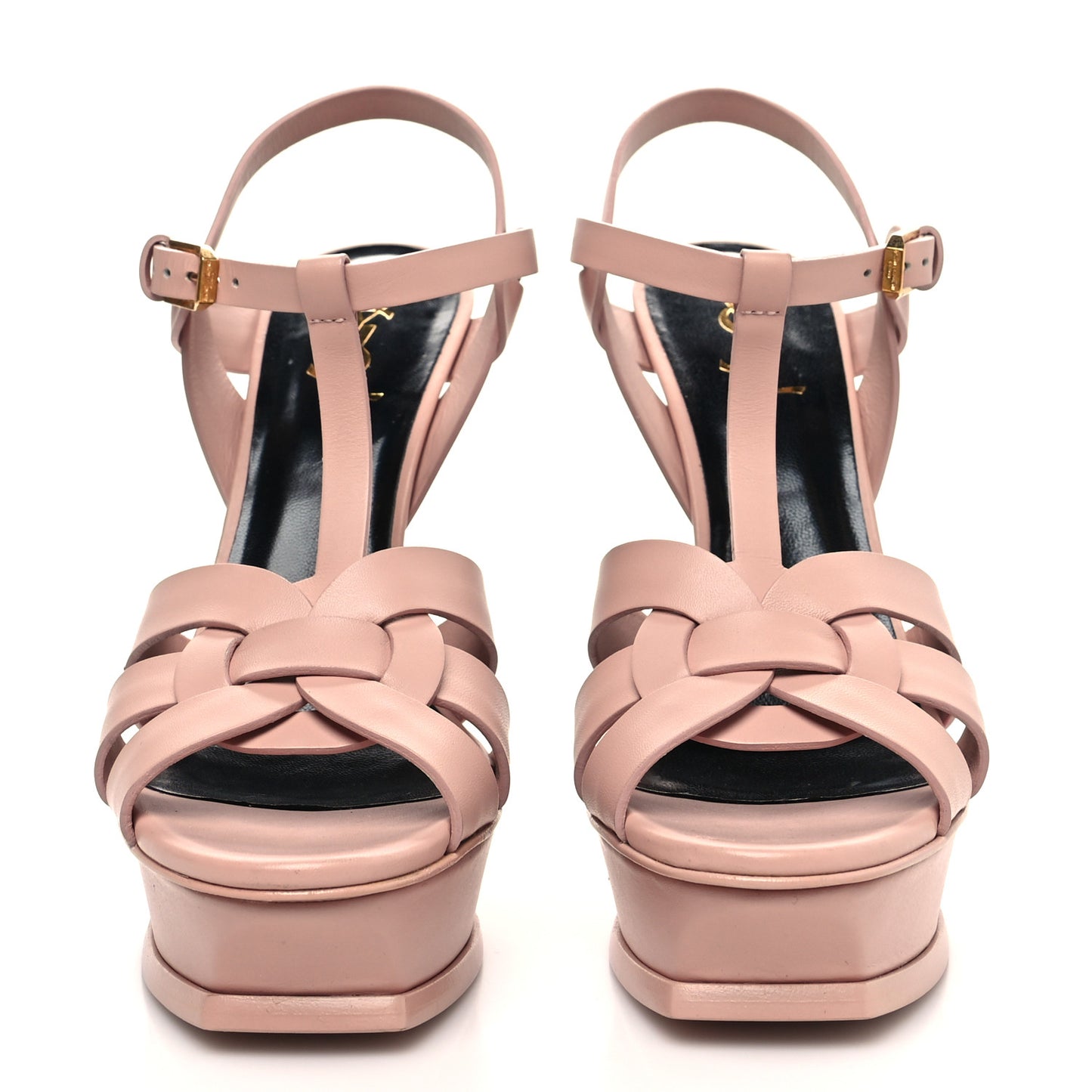 Patent Tribute 105 Platform Sandals 39 Pale Pink