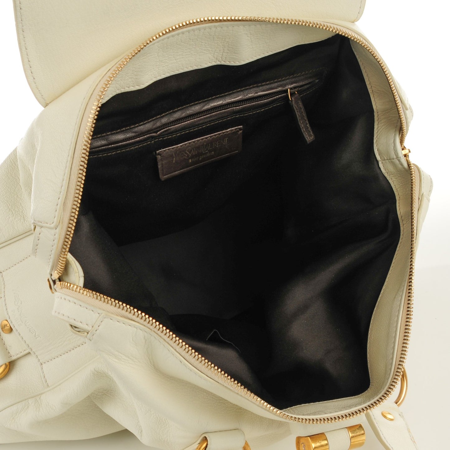 Calfskin Muse Messenger Bag White