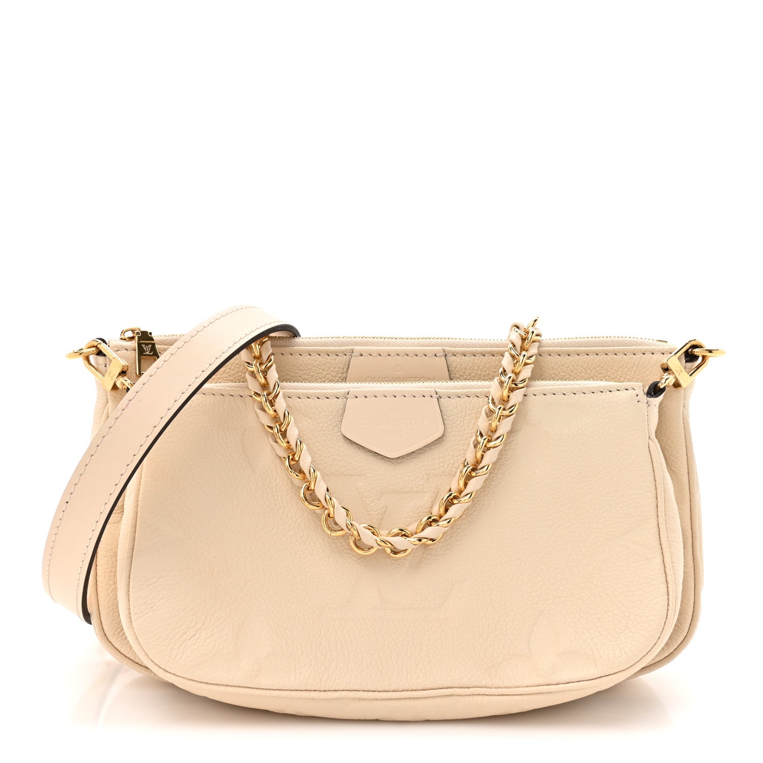 Louis Vuitton Empreinte Monogram Giant Multi Pochette Accessories Cream 1 of 11