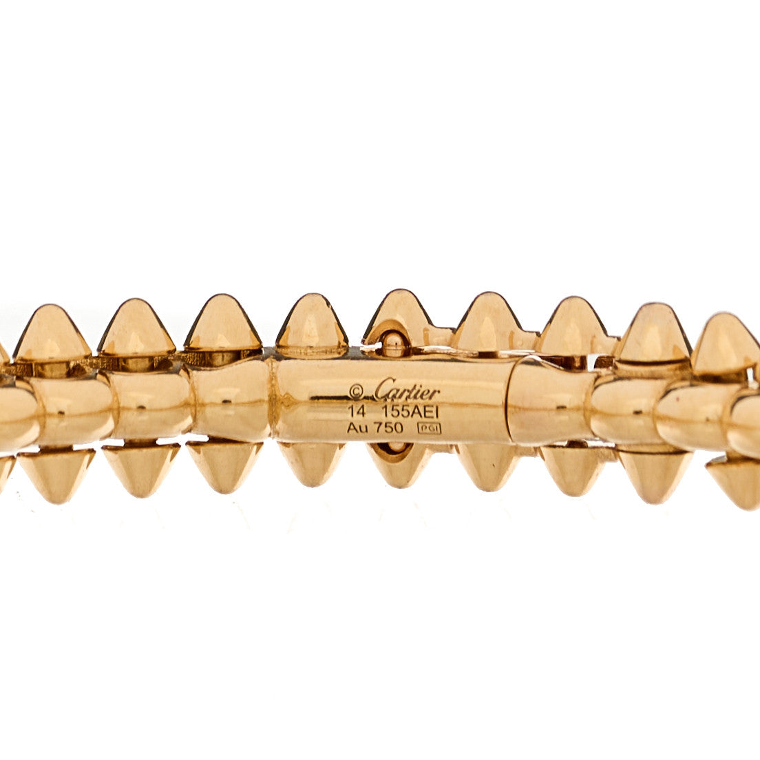 18K Pink Gold Small Clash De Cartier Bracelet 14