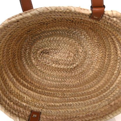 Loewe Raffia Basket Tote Bag Natural Tan 7 of 9