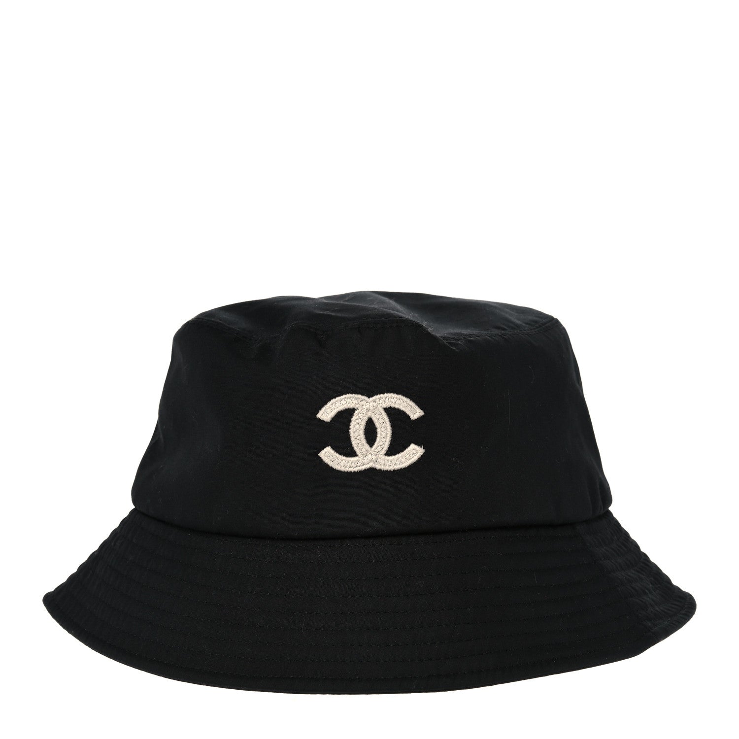 Chanel Cotton CC Bucket Hat S Black 1 of 5