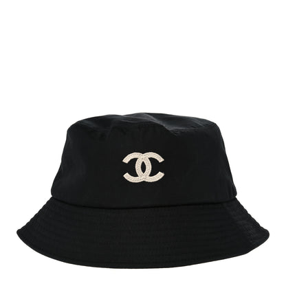 Chanel Cotton CC Bucket Hat S Black 1 of 5